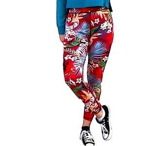 Mink Pink Move Tropical Theme Multi-Color Leggings NWT Sz M